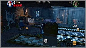 Use the switch activated by the sword which is on the left and push the chest that will fall down on the right - A Spanish Legacy - walkthrough - On Stranger Tides - LEGO Pirates of the Caribbean: The Video Game - Game Guide and Walkthrough