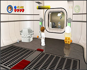 When you reach the dark room, move the two crates into the carvings on the floor - Secret Plans - Story Mode - Episode IV - LEGO Star Wars II: The Original Trilogy - Game Guide and Walkthrough