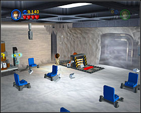 In the next room move the heater towards the door, then go forth to the right - Escape from Echo Base - Story Mode - Episode V - LEGO Star Wars II: The Original Trilogy - Game Guide and Walkthrough
