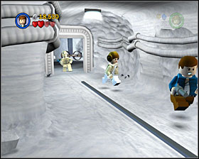 In this big room first get rid of all the enemies - most importantly the ones in the stationary guns - Escape from Echo Base - Story Mode - Episode V - LEGO Star Wars II: The Original Trilogy - Game Guide and Walkthrough