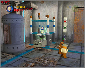 Destroy the orange weights that keep the gate closed - Jabba's Palace - Story Mode - Episode VI - LEGO Star Wars II: The Original Trilogy - Game Guide and Walkthrough