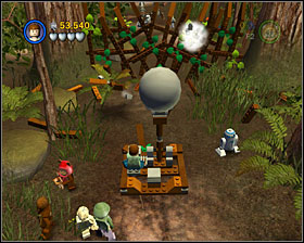 Use the catapult - destroy the gate and shoot AT-ST - The Battle of Endor - Story Mode - Episode VI - LEGO Star Wars II: The Original Trilogy - Game Guide and Walkthrough