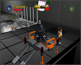 In the bounty hunter area use the detonator to destroy a shiny metal object and you'll get some bricks that can be made into a car - Secret Plans - Freeplay Mode - Episode IV - LEGO Star Wars II: The Original Trilogy - Game Guide and Walkthrough