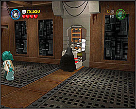 Head to the secret area where you got the power brick and stand at the spot shown on the screenshot - Through the Jundland Wastes - Freeplay Mode - Episode IV - LEGO Star Wars II: The Original Trilogy - Game Guide and Walkthrough