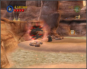 Near where you found #7, use the Dark Side on the object shown on the screenshot - Through the Jundland Wastes - Freeplay Mode - Episode IV - LEGO Star Wars II: The Original Trilogy - Game Guide and Walkthrough