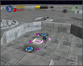 In the first TIE Fighter area there's a vent - use a torpedo on it - Rebel Attack - Freeplay Mode - Episode IV - LEGO Star Wars II: The Original Trilogy - Game Guide and Walkthrough