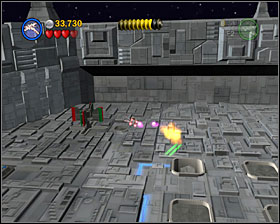 Near the vent at the end of the level there's the last turnstile - Rebel Attack - Freeplay Mode - Episode IV - LEGO Star Wars II: The Original Trilogy - Game Guide and Walkthrough