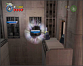 Near the bounty hunter access door that Fett opens up in Freeplay, there's an R2 panel - Betrayal Over Bespin - Freeplay Mode - Episode V - LEGO Star Wars II: The Original Trilogy - Game Guide and Walkthrough