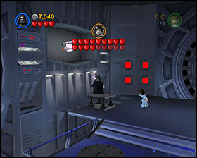 Use the Force to build a platform near the first battle area - Jedi Destiny - Freeplay Mode - Episode VI - LEGO Star Wars II: The Original Trilogy - Game Guide and Walkthrough