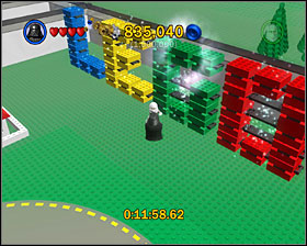 Use the Force to complete a LEGO sign in the right side of the city - Bonus Features - Misc - LEGO Star Wars II: The Original Trilogy - Game Guide and Walkthrough