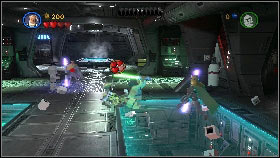Defeat them and use the Force on one of the nearby items and throw it at Grievous [1] - General Grievous - p. 7 - Story mode - LEGO Star Wars III: The Clone Wars - Game Guide and Walkthrough
