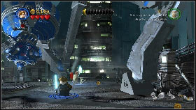 Once you deal with the cannons, approach one of the limbs and wait for the blue circle to appear [1] - Asajj Ventress - p. 1 - Story mode - LEGO Star Wars III: The Clone Wars - Game Guide and Walkthrough