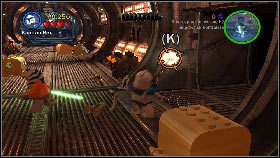Afterwards use the trooper to plant an explosive charge on the panel [1] - Asajj Ventress - p. 3 - Story mode - LEGO Star Wars III: The Clone Wars - Game Guide and Walkthrough