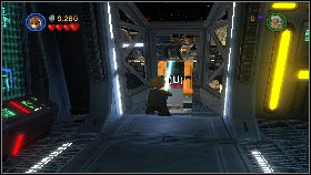 Afterwards use the Force to put the plug into the socket [1] and enter the building through the opened door on the left - Asajj Ventress - p. 4 - Story mode - LEGO Star Wars III: The Clone Wars - Game Guide and Walkthrough
