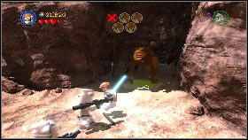Eliminate another robot, assemble a grappling point from his fragments and use the trooper's hooks on both of them [1] - Asajj Ventress - p. 5 - Story mode - LEGO Star Wars III: The Clone Wars - Game Guide and Walkthrough