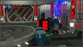 By going further to the east you will reach a third door which you can open in a clone helmet [1] - Hostage Crisis - Extra missions - LEGO Star Wars III: The Clone Wars - Game Guide and Walkthrough