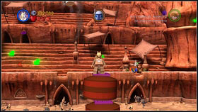 In order to get the next one, use the Force to arrange the purple platforms so that they create stairs #2_1 - Prologue - Free play - LEGO Star Wars III: The Clone Wars - Game Guide and Walkthrough