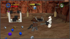In order to get the seventh minikit, head to the left edge of the location - Prologue - Free play - LEGO Star Wars III: The Clone Wars - Game Guide and Walkthrough