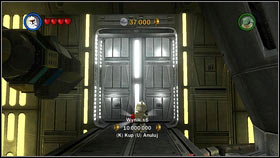 Once you do it, an orange circle will appear on the ground [1] - Red Bricks - Republic Ship - p. 1 - Other - LEGO Star Wars III: The Clone Wars - Game Guide and Walkthrough