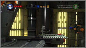 Choose a clone with a machinegun (Lieutenant Thire) and head to where brick number 5 was - Red Bricks - Republic Ship - p. 1 - Other - LEGO Star Wars III: The Clone Wars - Game Guide and Walkthrough