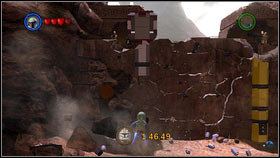 You have to destroy the silver pillar on the left with grenades [1] - Bounty Hunter Missions - p. 2 - Other - LEGO Star Wars III: The Clone Wars - Game Guide and Walkthrough
