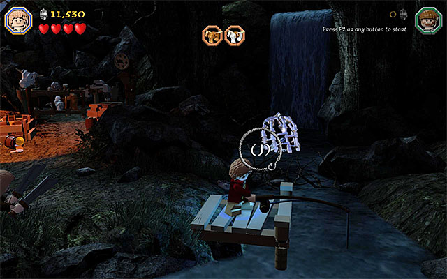 An example fishing minigame - 8. Minigames - LEGO The Hobbit in 10 Easy Steps - LEGO The Hobbit - Game Guide and Walkthrough