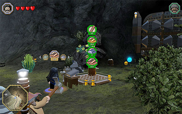 The craft plate - Middle-Earth: Reach the troll cave - Walkthrough - LEGO The Hobbit - Game Guide and Walkthrough