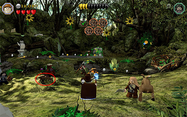 The second rabbit - Stage 5 (The Troll Hoard): Save the rabbits of Rhosgobel - Walkthrough - LEGO The Hobbit - Game Guide and Walkthrough