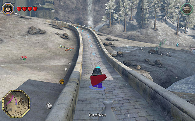 The path to the starting point of the next mission - Middle-Earth: The journey across Dale - Walkthrough - LEGO The Hobbit - Game Guide and Walkthrough