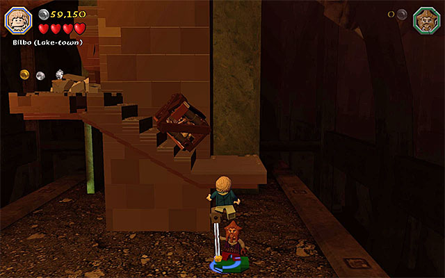 Climb onto Nori - Stage 16 (Inside Information): Defeat Smaug - Walkthrough - LEGO The Hobbit - Game Guide and Walkthrough