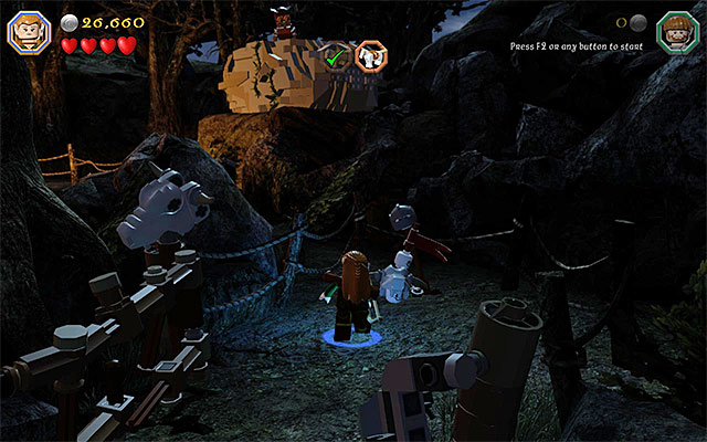 The fourth skeleton - Stage 4 (Roast Mutton) - Main Stages - Collectibles - LEGO The Hobbit - Game Guide and Walkthrough