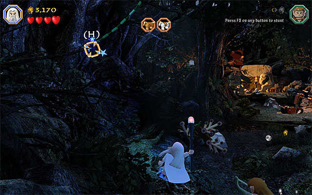 You do not gain access to the tree house, while completing the fourth stage in the story mode - Stage 4 (Roast Mutton) - Main Stages - Collectibles - LEGO The Hobbit - Game Guide and Walkthrough