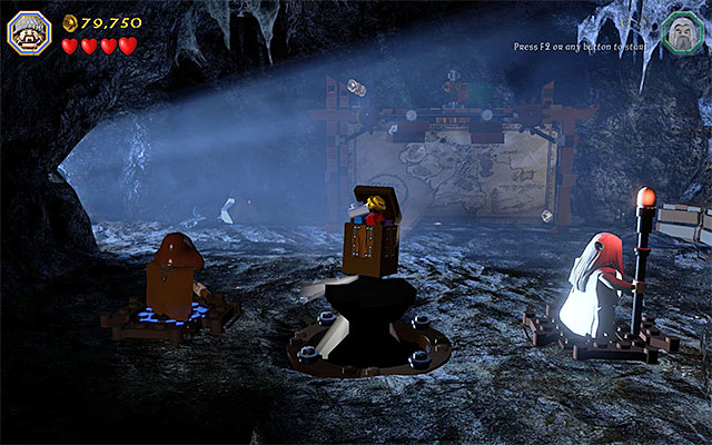 Position the characters on separate plates - Stage 6 (Over Hill and Under Hill) - Main Stages - Collectibles - LEGO The Hobbit - Game Guide and Walkthrough