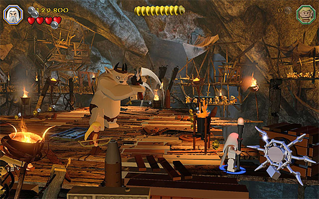 The blockade - Stage 7 (Goblin-town) - Main Stages - Collectibles - LEGO The Hobbit - Game Guide and Walkthrough