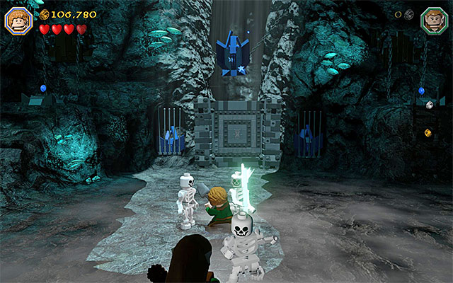 Attack the skeletons and retrieve the treasure from one of them - Stage 13 (Looking for Proof) - Main Stages - Collectibles - LEGO The Hobbit - Game Guide and Walkthrough