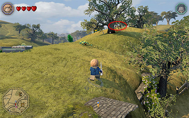 Location: Hobbiton - White question marks - walkthroughs for quests 1-20 - Middle Earth - Side missions - LEGO The Hobbit - Game Guide and Walkthrough