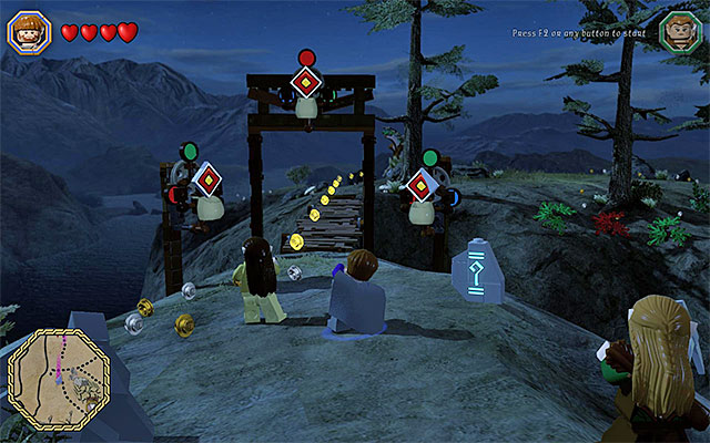 Location: Troll Dwellings - White question marks - walkthroughs for quests 41-60 - Middle Earth - Side missions - LEGO The Hobbit - Game Guide and Walkthrough
