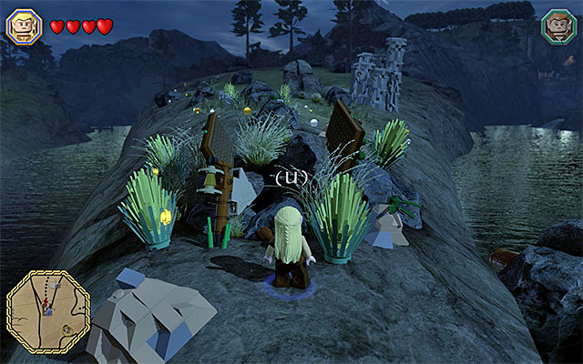 The cave entrance - White question marks - walkthroughs for quests 41-60 - Middle Earth - Side missions - LEGO The Hobbit - Game Guide and Walkthrough
