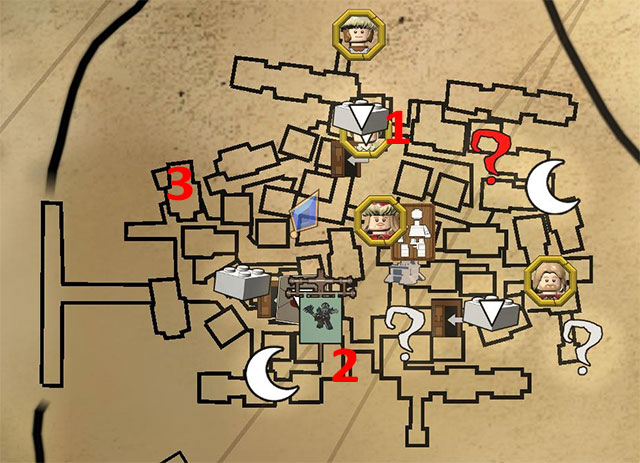 Location: Esgaroth - White question marks - walkthroughs for quests 81-100 - Middle Earth - Side missions - LEGO The Hobbit - Game Guide and Walkthrough