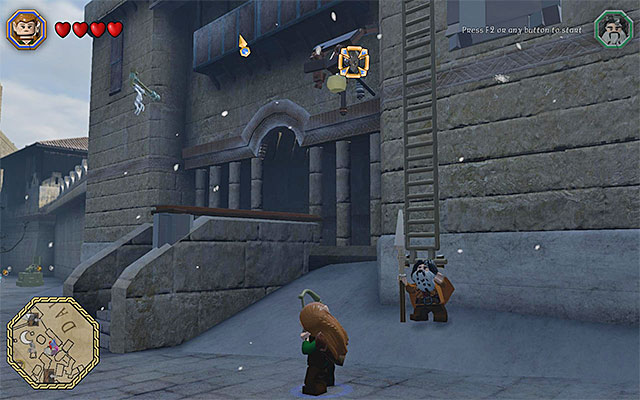 Location: Dale - Mithril bricks locations (46-60) - Middle Earth - Mithril LEGO bricks - LEGO The Hobbit - Game Guide and Walkthrough
