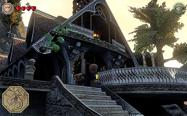 The entrance to the chamber with minikits - Middle Earth - Important locations - LEGO The Hobbit - Game Guide and Walkthrough