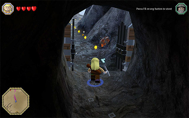 Along your path across the Thranduils Kingdom, you need to go in the North-Eastern direction and follow the quite linear path (it is best to set the marker for the bonus mission as your destination and follow the trail of yellow studs) - Bonus level - LEGO The Hobbit - Game Guide and Walkthrough