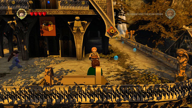 After watching another cutscene you will take control of Frodo and Sam and will have to head to a council - Middle-Earth: Rivendell - Walkthrough - Act I - LEGO The Lord of the Rings - Game Guide and Walkthrough