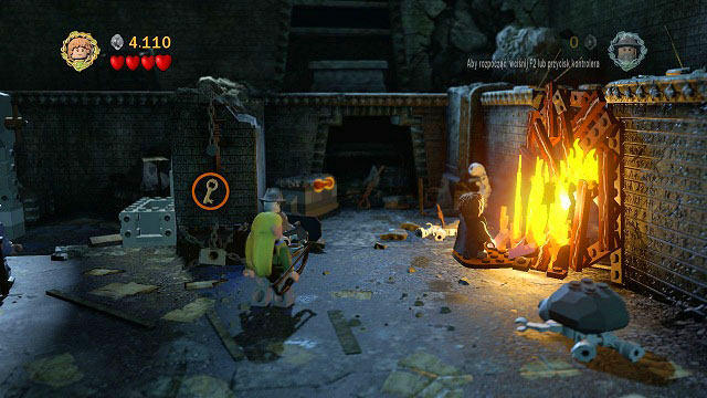 To obtain the cog, you have to head to the right side of the room - The Mines of Moria - Walkthrough - Act I - LEGO The Lord of the Rings - Game Guide and Walkthrough