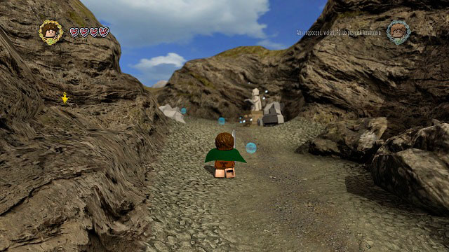 Amon Hen was the last location where you could control the whole Fellowship of the Ring - Middle-Earth: Emyn Muil - Walkthrough - Act II - LEGO The Lord of the Rings - Game Guide and Walkthrough