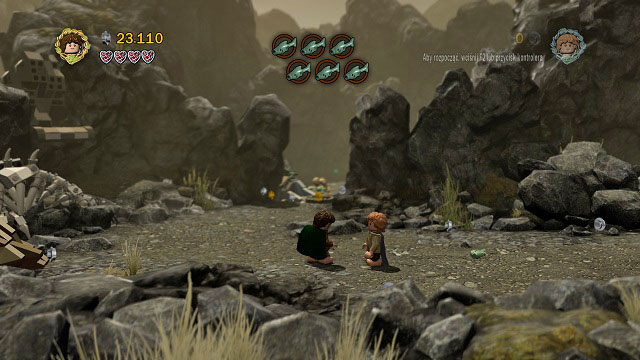 After the battle, the game will automatically move you to the hobbits - Taming Gollum - Walkthrough - Act II - LEGO The Lord of the Rings - Game Guide and Walkthrough