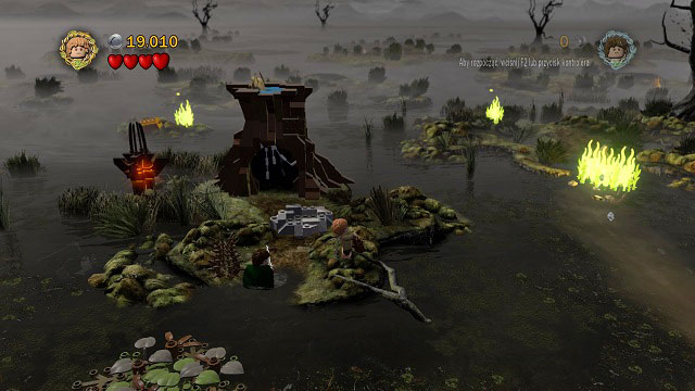 The last fire to extinguish - The Dead Marshes - Walkthrough - Act II - LEGO The Lord of the Rings - Game Guide and Walkthrough