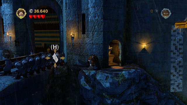 You need to give the defenders inside the fortress some time to prepare for the battle - Helm's Deep - Walkthrough - Act II - LEGO The Lord of the Rings - Game Guide and Walkthrough