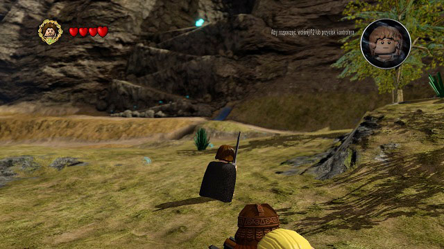Watch a short cutscene during which the Frodo will start running away from the giant spider Shelob - The Secret Stairs - Walkthrough - Act III - LEGO The Lord of the Rings - Game Guide and Walkthrough