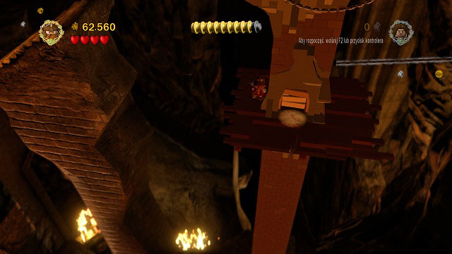 Invisible in this screenshot, the Minikit is directly behind this pillar. - The Mines of Moria - Collectibles - LEGO The Lord of the Rings - Game Guide and Walkthrough